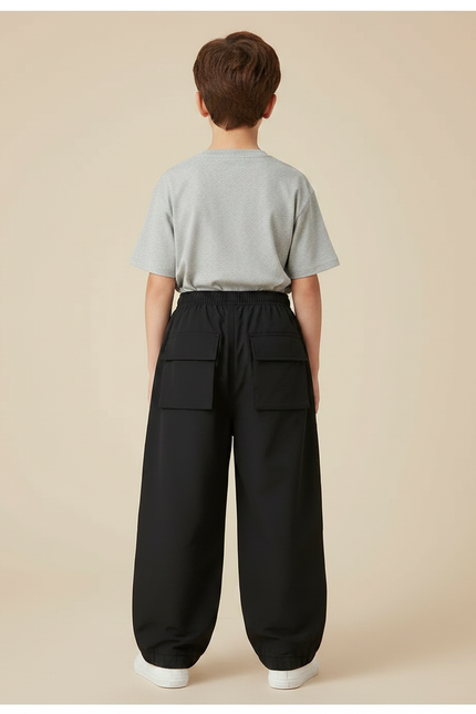 Pantalon De Travail Noir Multipoches - Polyester - vue 2