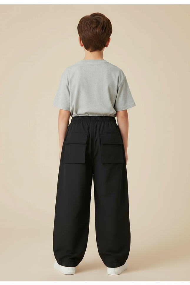 Pantalon De Travail Noir Multipoches - Polyester - vue 2
