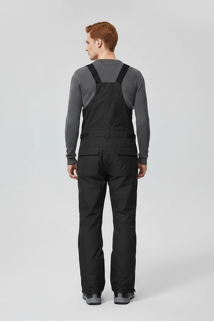 Pantalon Noir Salopette Ski Imperméable Homme - Polyester - vue 2