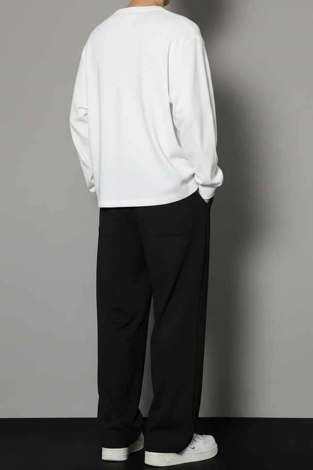 Pantalon Noir 2b0b - Polyester - vue 2