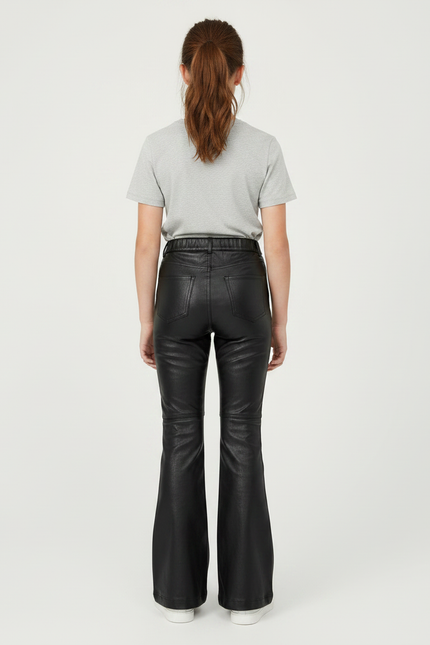 Pantalon Vernis Noir - Simili cuir - vue 2