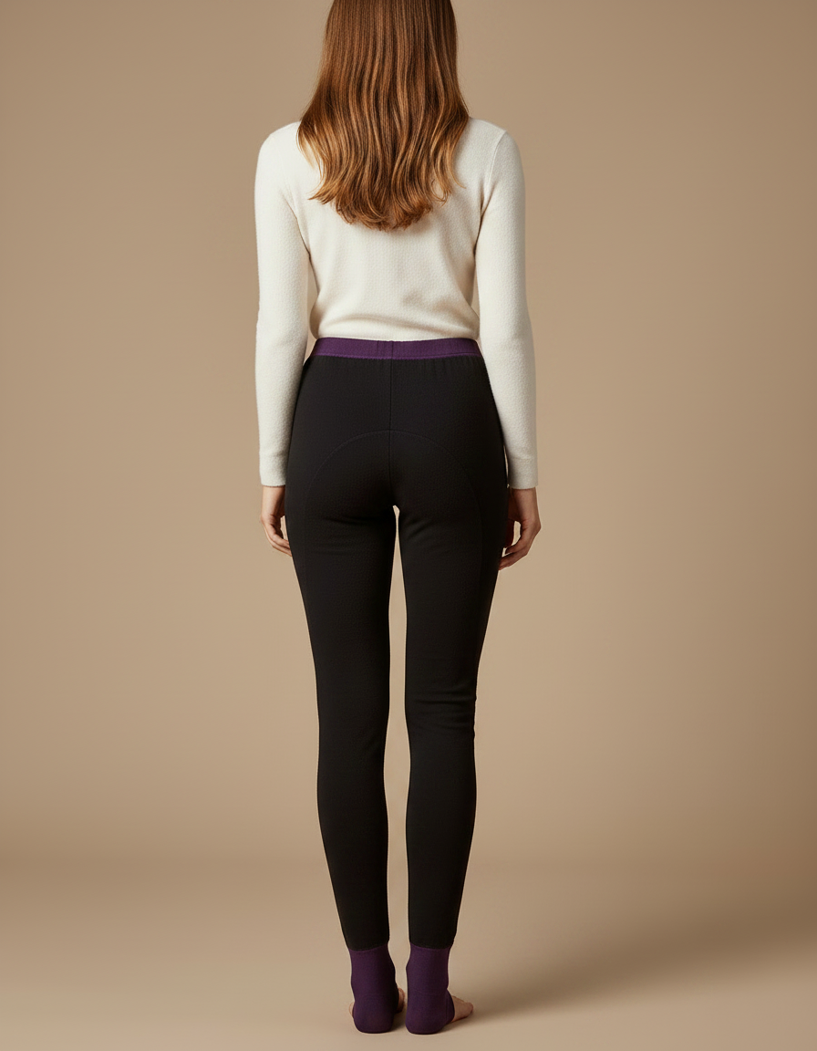 Pantalon Laine Femme Noir - vue 2