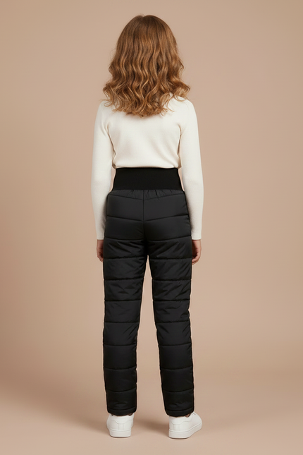 Pantalon De Ski Enfant Noir - Polyester - vue 2