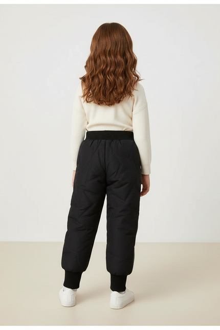 Pantalon Noir Ski - Polyester - vue 2