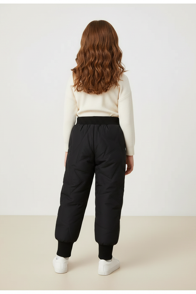 Pantalon Noir Ski - Polyester - vue 2