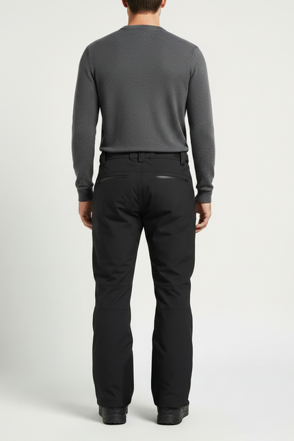 Pantalon Snowboard Noir - Polyester - vue 2