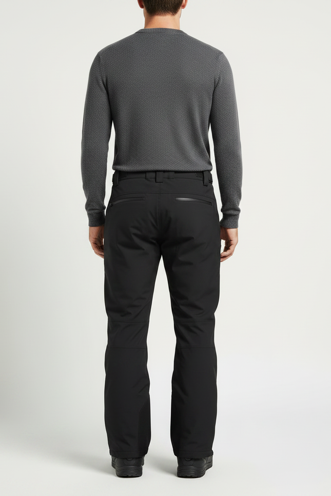 Pantalon Snowboard Noir - Polyester - vue 2