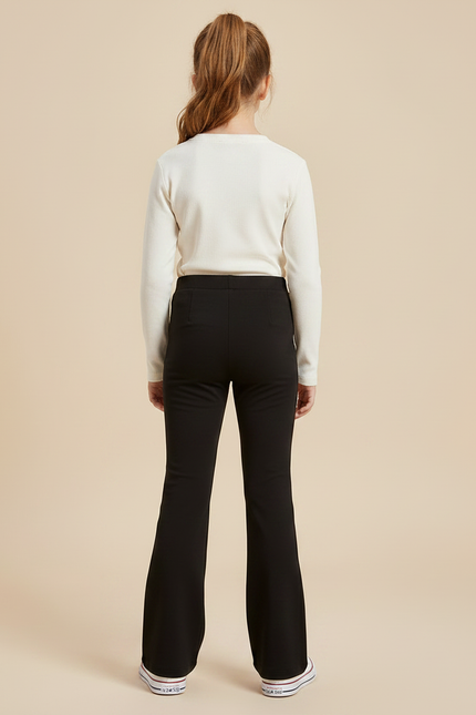 Pantalon Danse Noir - Maille - vue 2