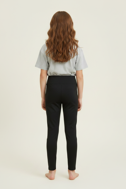 Pantalon Slim Noir Stretch - Polyester - vue 2