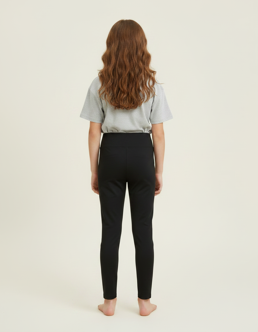 Pantalon Slim Noir Stretch - Polyester - vue 2