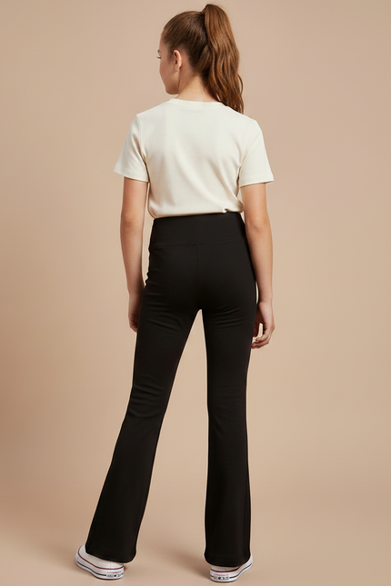 Pantalon Jazz Noir - Maille - vue 2