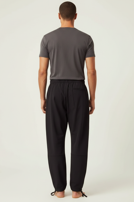 Pantalon Noir Elastique Homme - Polyester - vue 2