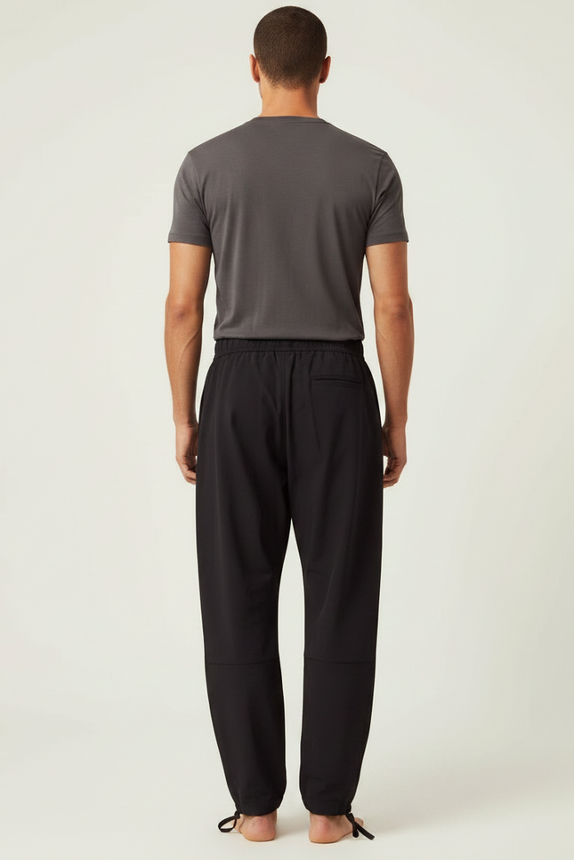 Pantalon Noir Elastique Homme - Polyester - vue 2