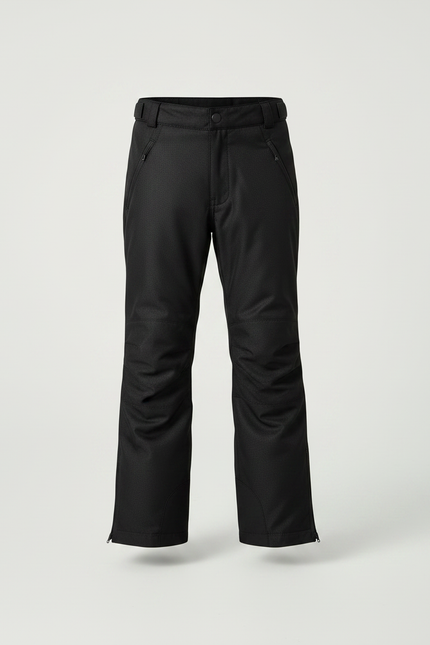 Pantalon Noir Enfant Imperméable Hiver Chaud - Polyester - vue 3