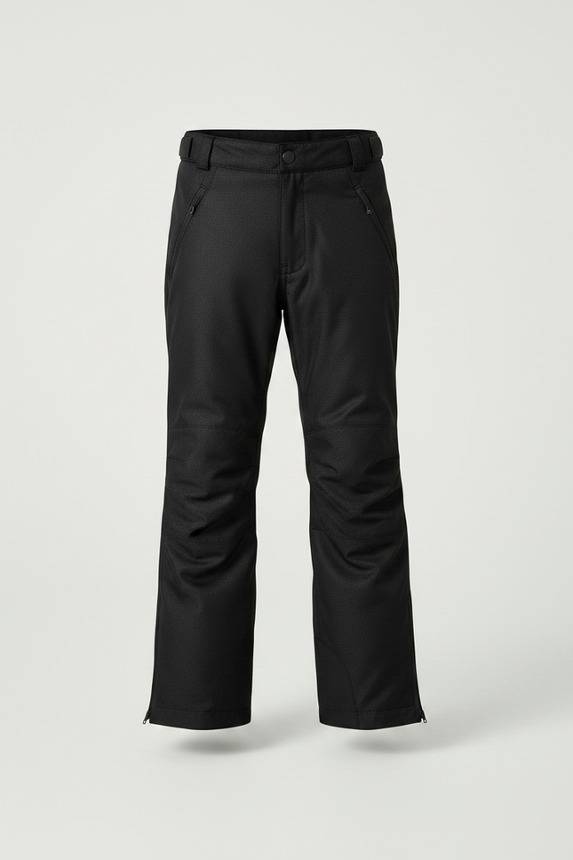 Pantalon Noir Enfant Imperméable Hiver Chaud - Polyester - vue 3