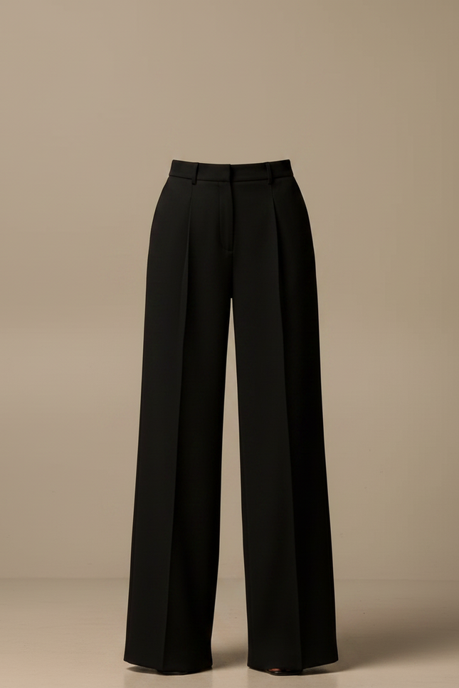 Pantalon Noire Fluide - Viscose - vue 3