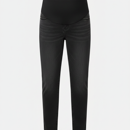 Pantalon Noir Maternité Jean Denim Confortable