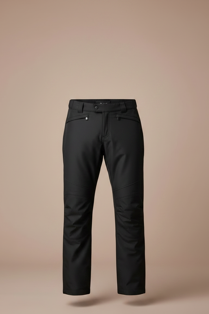 Pantalon Noir Imperméable Moto Homme Coupe Droite - Polyester - vue 3