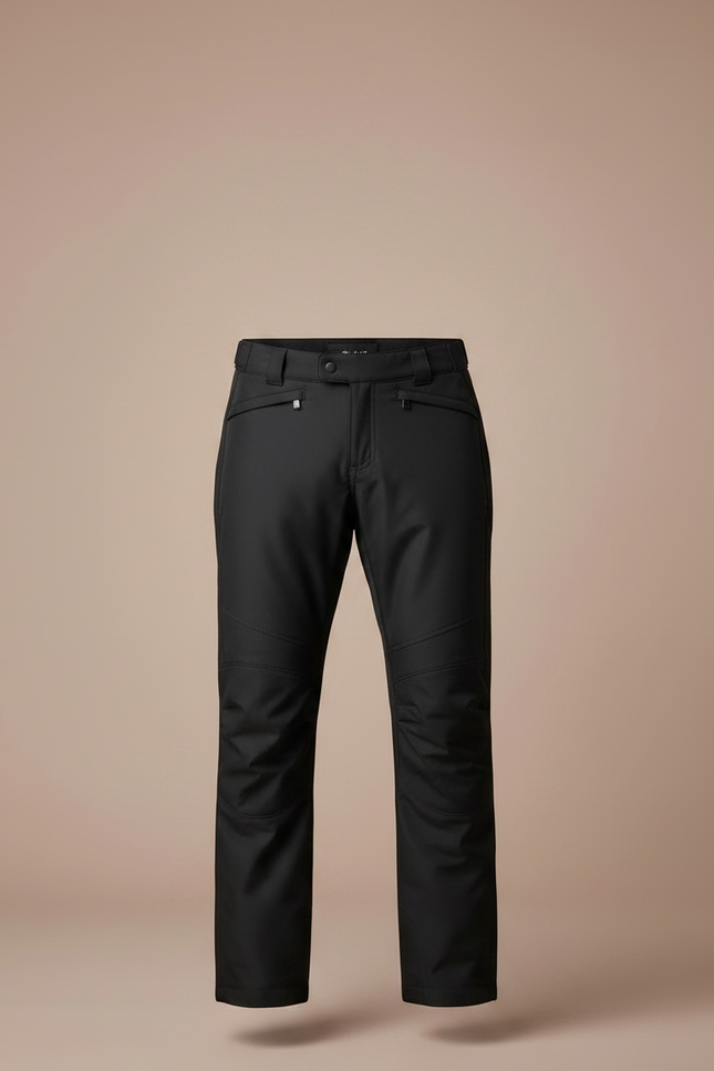 Pantalon Noir Imperméable Moto Homme Coupe Droite - Polyester - vue 3