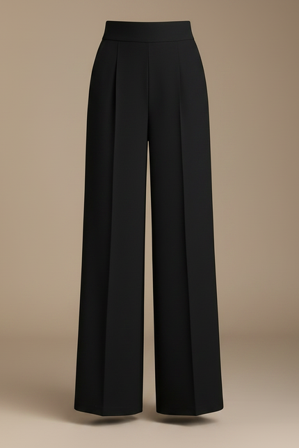 Pantalon A Pince Noir Large - Polyester - vue 3