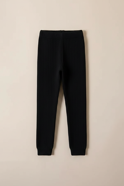 Pantalon Laine Noir - Maille