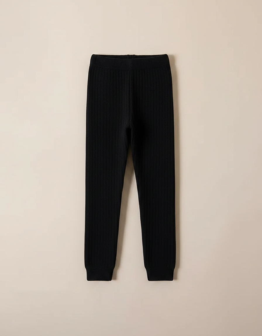 Pantalon Laine Noir - Maille