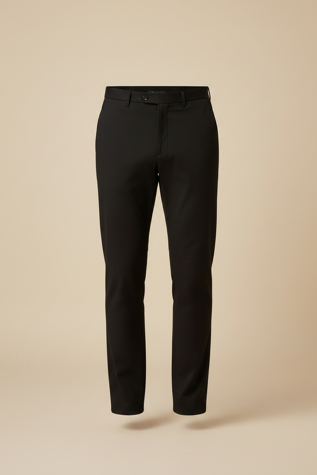 Pantalon Noir Ajusté, Élégant, Formel, Homme - Gabardine - vue 3