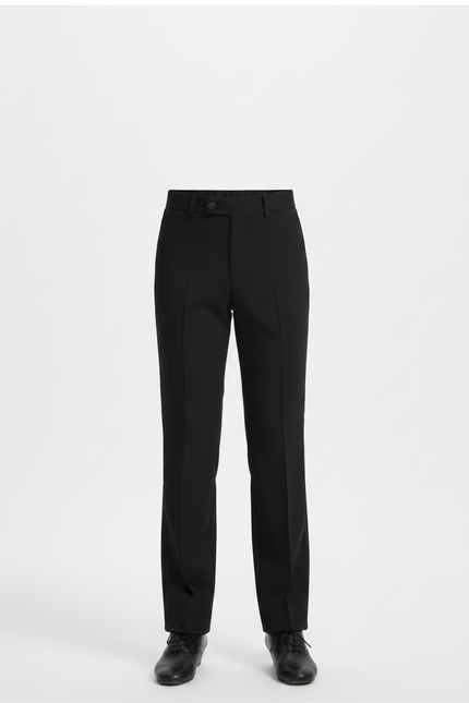 Pantalon Noir Danse Classique Garçon Élégant Ajusté - Gabardine - vue 3