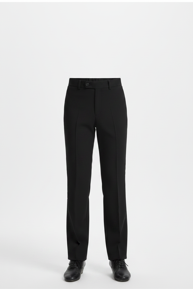 Pantalon Noir Danse Classique Garçon Élégant Ajusté - Gabardine - vue 3