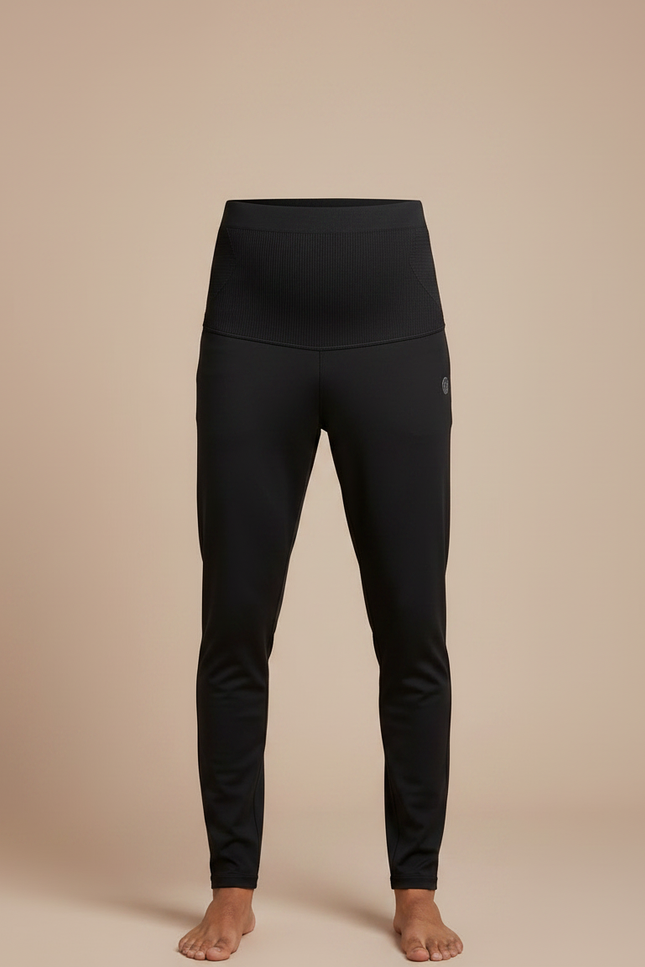 Pantalon Noir Ajusté Confortable Sport Homme - Maille - vue 3