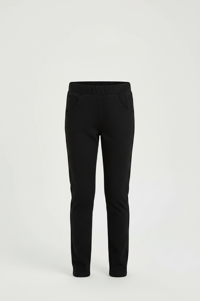 Pantalon Noir Avec Poche - Gabardine - vue 3