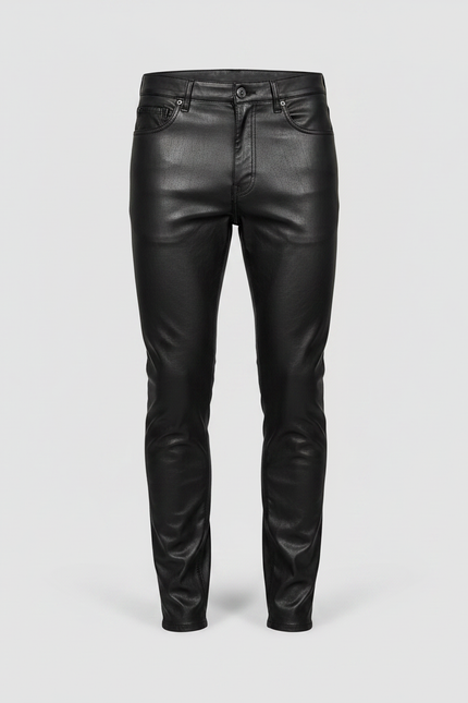 Pantalon Vinyle Noir Homme - Simili cuir - vue 3