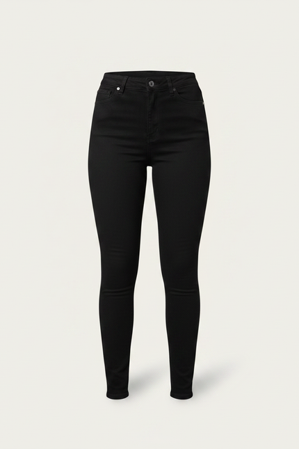 Pantalon Skinny Noir - Jean - vue 3
