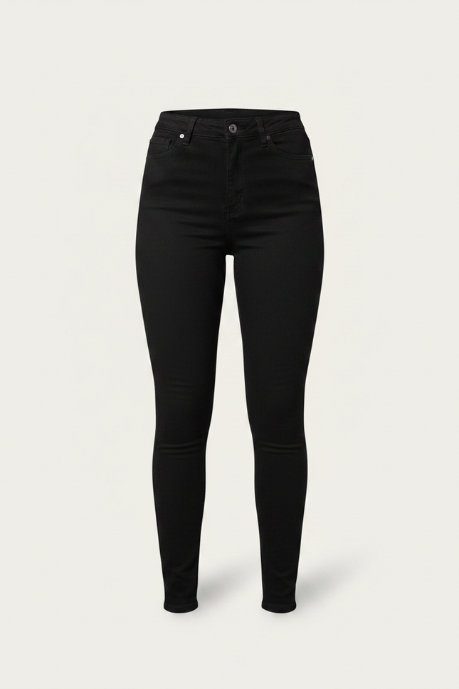 Pantalon Skinny Noir - Jean - vue 3