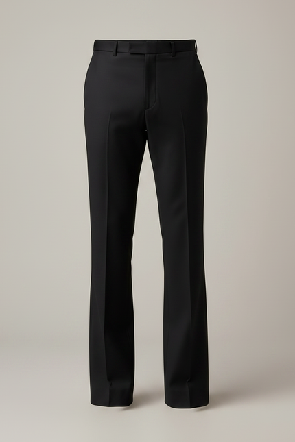 Pantalon Patte D'éléphant Noir Homme - Gabardine - vue 3