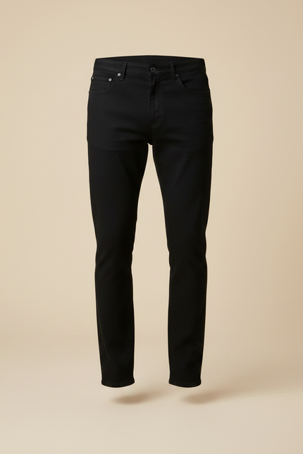 Pantalon Noir Homme Slim Stretch Denim - Jean - vue 3