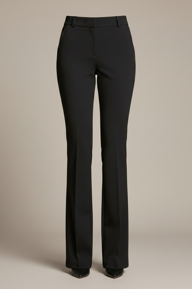 Pantalon Femme Noir Droit - Polyester - vue 3