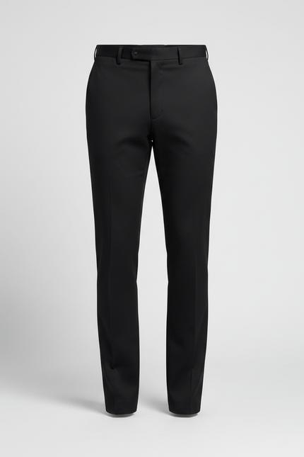 Pantalon Noir Homme Habillé Slim Élégant - Gabardine - vue 3