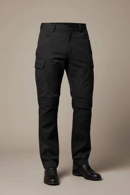 Pantalon Mecanicien Noir - Gabardine - vue 3