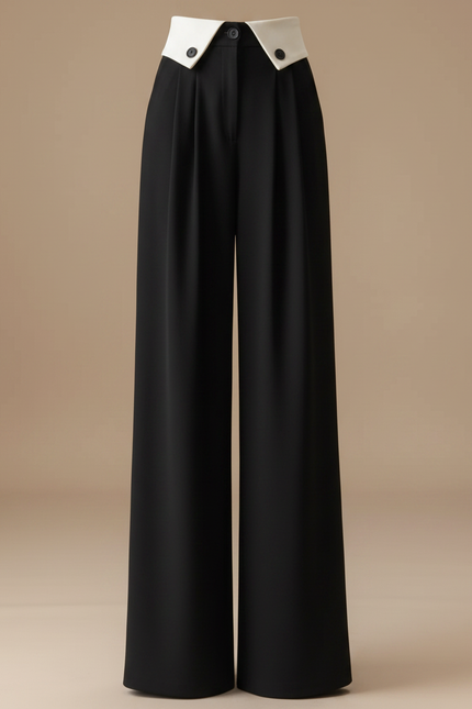 Pantalon Noir Dd7d - Polyester - vue 3