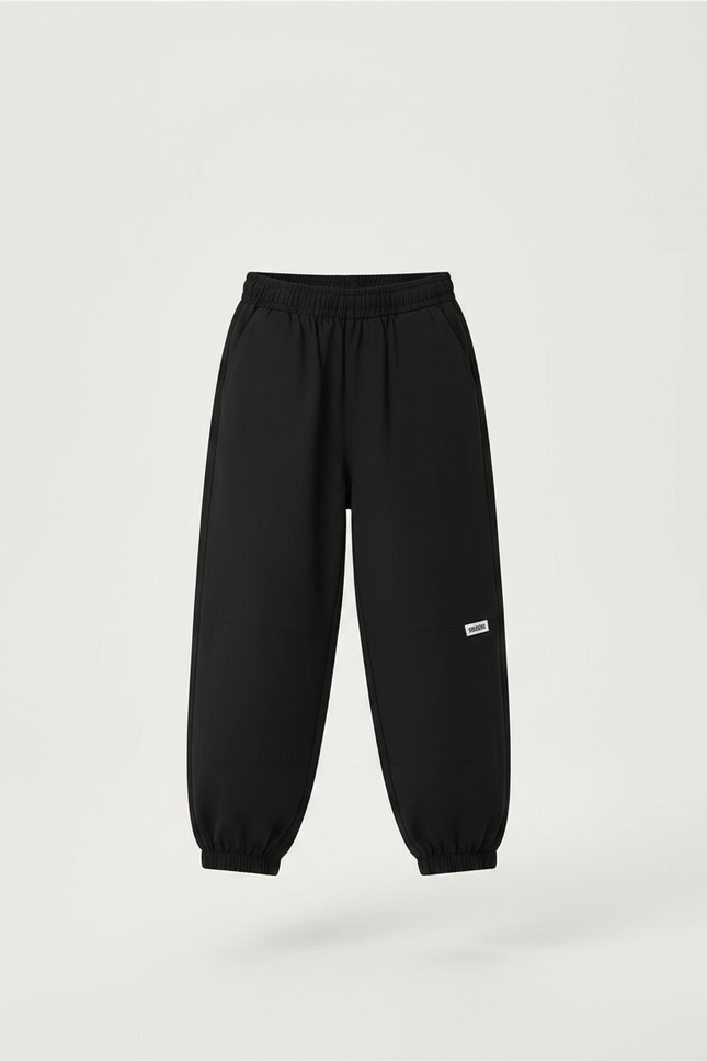 Pantalon Noir Ample Cargo Enfant Décontracté - Polyester - vue 3