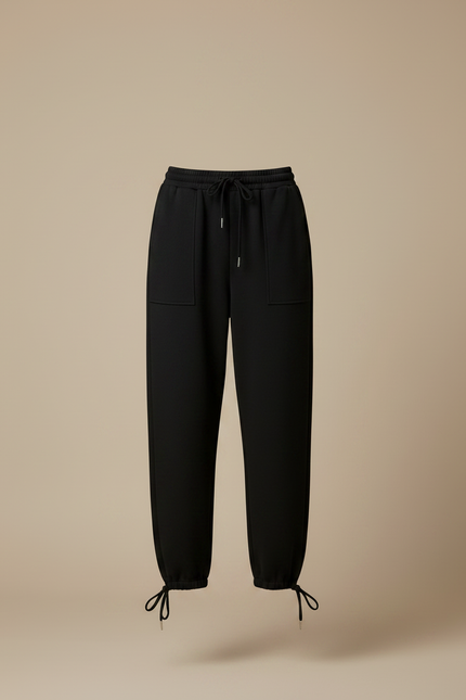 Pantalon Noir Bouffant - Molleton - vue 3