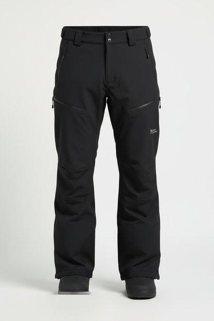 Pantalon Snowboard Noir - Polyester - vue 3