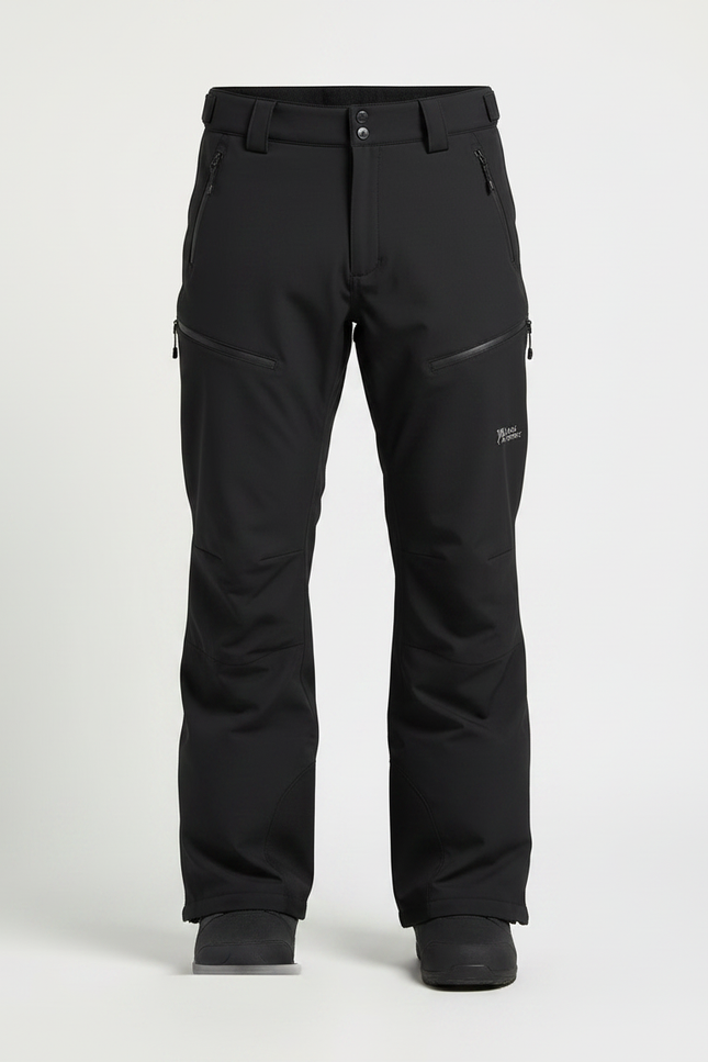 Pantalon Snowboard Noir - Polyester - vue 3