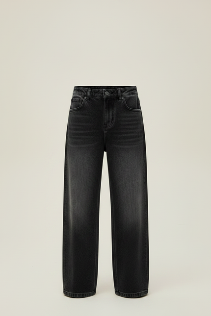 Pantalon Noir Large Décontracté Garçon Denim - Jean - vue 3