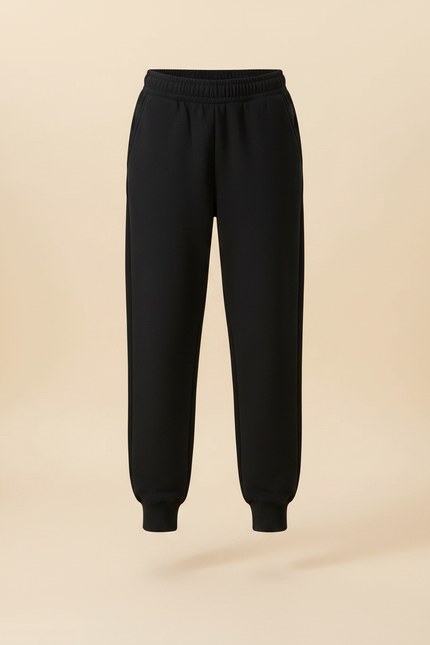 Pantalon Noir 1ab5 - Molleton - vue 3