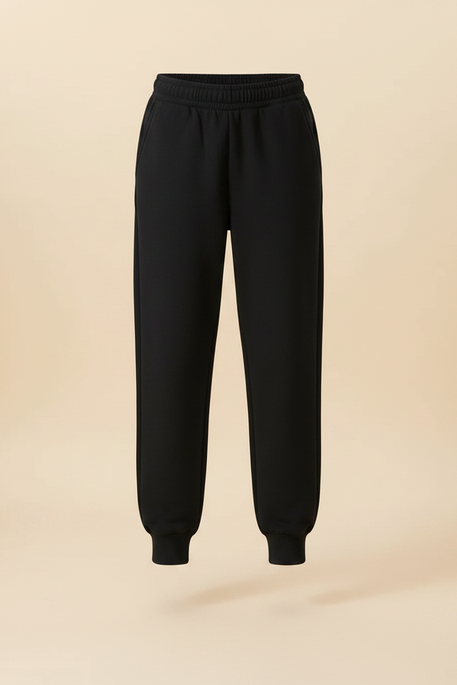 Pantalon Noir 1ab5 - Molleton - vue 3