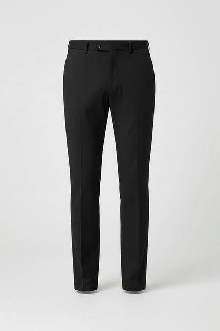 Pantalon Noir Slim Fit Décontracté Homme - Polyester - vue 3