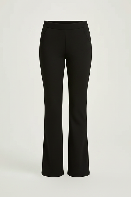 Pantalon Noir Évasé Élégant Confortable Fille - Polyester - vue 3