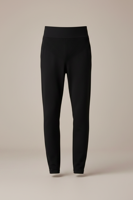Pantalon Noir Homme Slim Confortable Élastique Maille - vue 3